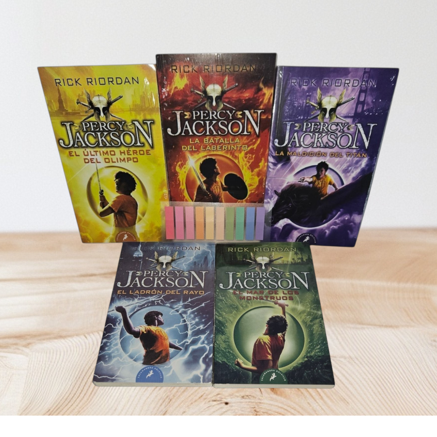 Percy Jackson - Rick Riordan Saga 5 Libros
