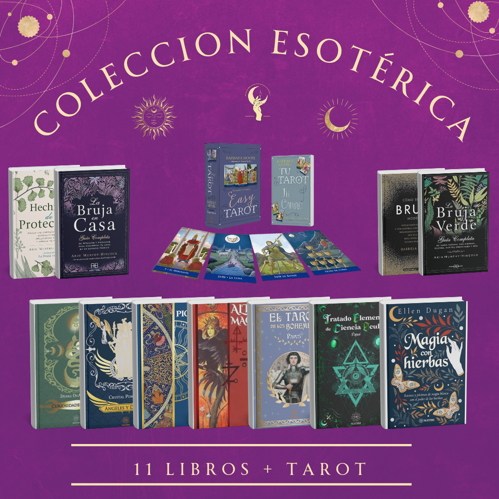 Colección Esotérica 11 Libros Con Tarot