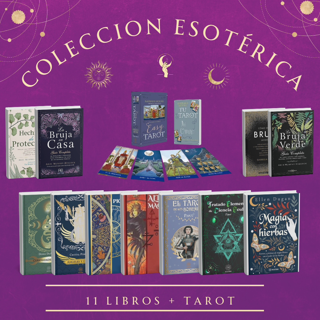 Colección Esotérica 11 Libros Con Tarot