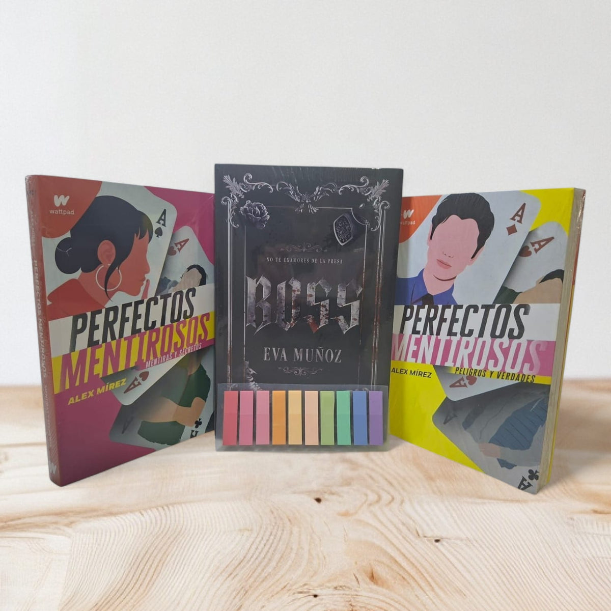 Boss + Perfectos Mentirosos 1 y 2 + Postits